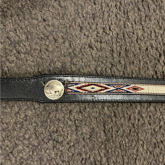 Vintage 90’s Western Leather Belt - Picture 7 of 9